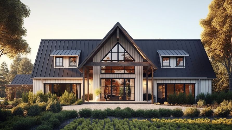One of the Eco Residency homes with energy efficient design in Whitefish, Montana