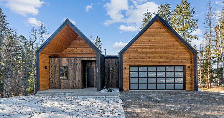 eco-friendly home in whitefish