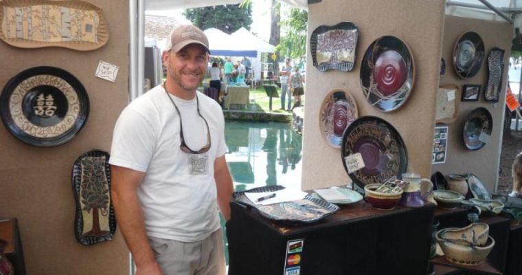 Huckleberry days arts festival in Whitefish, Montana