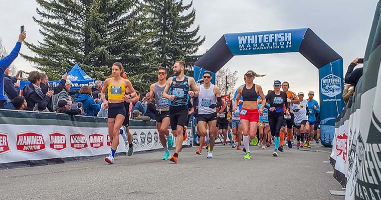 Whitefish Half Marathon participants
